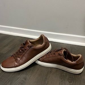 Banana Republic brown faux leather sneaker